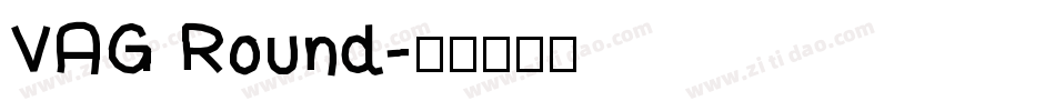 VAG Round字体转换